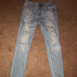 American eagle Light wash denim jeans Size 4